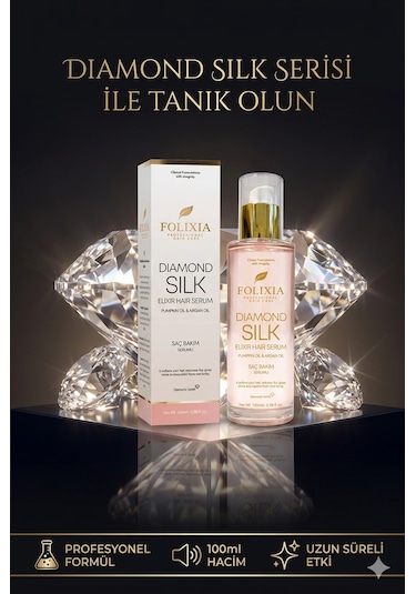 Folixia Argan & Kabak Çekirdeği Yağı Saç Bakım Serumu 100 ML