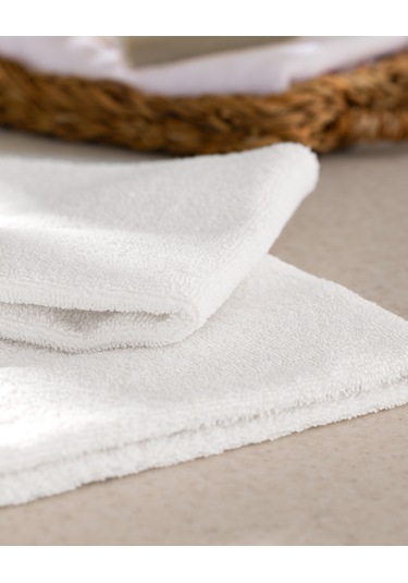 Jeanne Kroşeli 2'li %100 Pamuk El Havlusu - Ekru - 30x40 Cm 8684427204641 Ekru