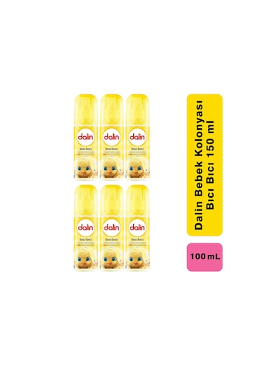 Dalin Bıcı Bıcı Kolonya 100 Ml 6 Adet