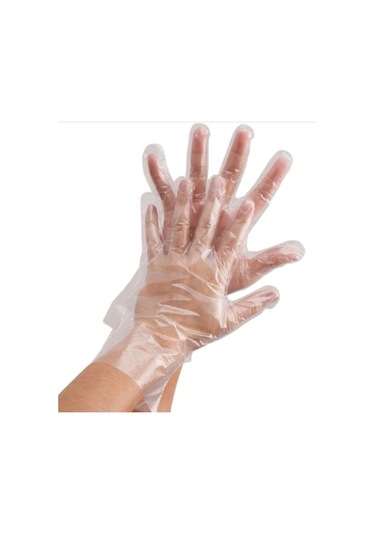 Şeffaf Hışır Poşet Eldiven Large 4 Paket 400 Adet