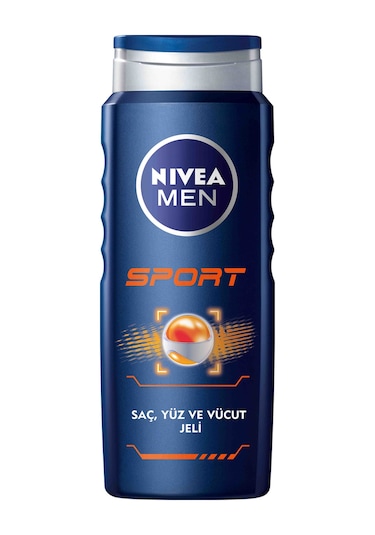 Nivea Men Sport Saç Yüz ve Vücut Jeli 500 ML
