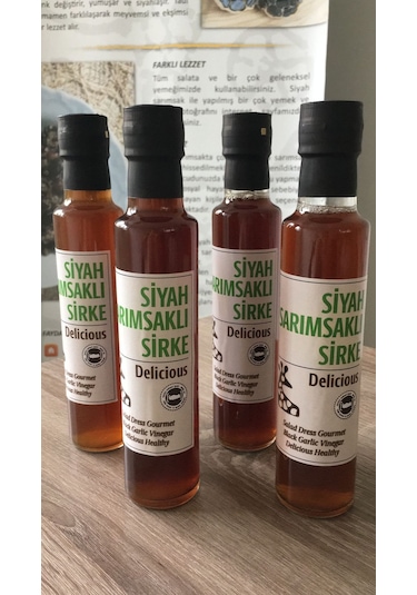 Edovital Doğal Siyah Sarımsaklı Sirke 250 ML