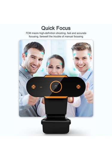 Fosenze 720p Manuel Odaklı Usb Webcam Mikrofonlu Bilgisayar Kamerası