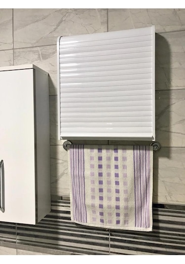 Primanova 092 Panjurlu Çok Amaçlı Kilitli Ecza ve Banyo Dolabı