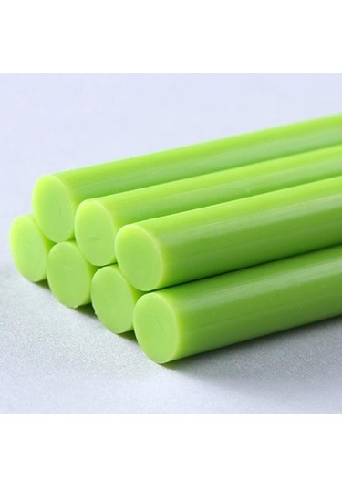 Mühür Mumu Çubuk Sıcak Tutkal 11Mm X 30Cm 4 Lü Yeşil Renk