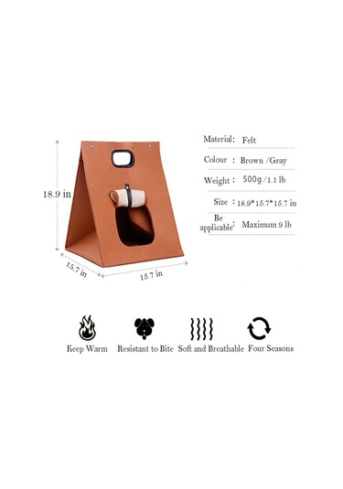 Dofolink Çıkarılabilir Ve Yıkanabilir Katlanabilir Keçe Evcil Hayvan Yatağı Yaratıcı Taşınabilir Açık Keçe Entegre Kedi Yatağı Yeşil