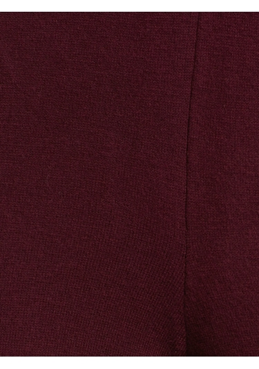 Dilvin 70163 Beli Lastikli Yünlü Triko Pantolon-bordo M. Bordo M.