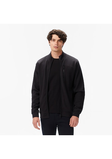 Nautica Erkek Siyah Classic Fit Fermuarlı Sweatshirt 026 K57221t Siyah