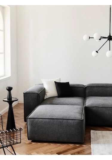 Nex 4 Modül Modüler L Köşe Koltuk Takımı Antrasit