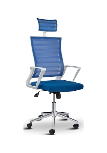 Asbir Mobilya Ceo Fileli Başlıklı Çalışma Koltuğu Ofis Sandalyesi