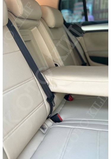 Vk Auto Volkswagen Golf Uyumlu Araca Özel Koltuk Kılıfı K-beyaz