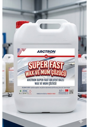 Arctron Süper Fast Solvent Bazlı Wax Ve Mum Çözücü 20 Kg