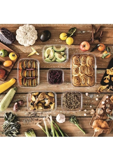 Luminarc Kare Cam Saklama Kabı 122 Cl 18x18x7 CM