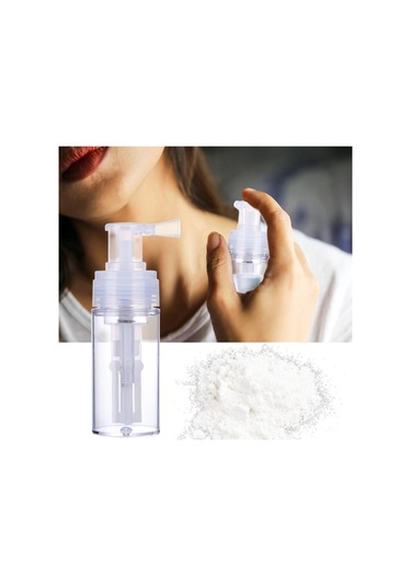 Mufunye 110 Ml Toz Sprey Şişesi, Taşınabilir, Katlanabilir Pompa Başlığı