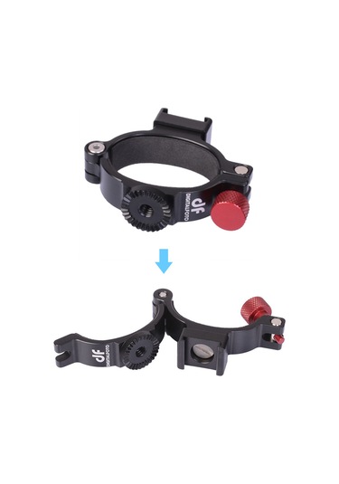 Singree Djı Osmo Mobile 2 Aksesuarı İçin Alüminyum Mikrofon Ve Işık Montaj Halkası