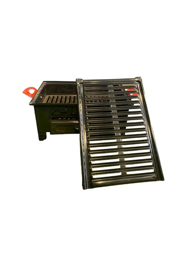 Emaye Boyalı Mangal Siyah