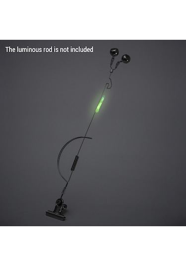 Paslanmaz Çelik Balıkçılık Isırığı Alarmı Gece Balıkçılık Olta Yemi Alarmı İkili Zillerle