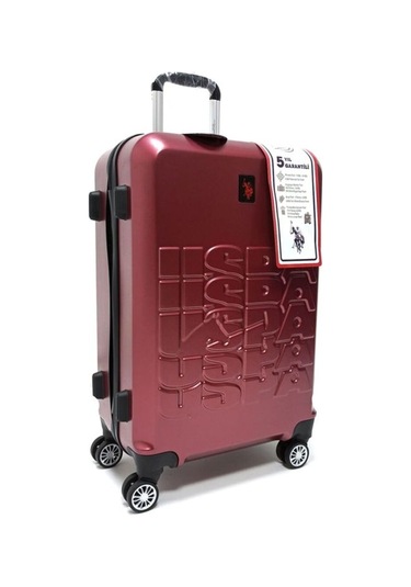 U.s. Polo Assn. Bordo Abs Unisex Orta Boy Valiz Plvlz21281b-o 001