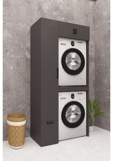 Mdf Çamarış Makinesi Ve Kurutma Makinesi Dolabı Çekmeceli Antrasit