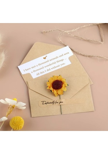 Trendooze 100 Adet Mini Pencereli Davetiye Zarfı - Beyaz Kraft Kağıdı Kendinden Yapışkanlı Düğün Takvimi