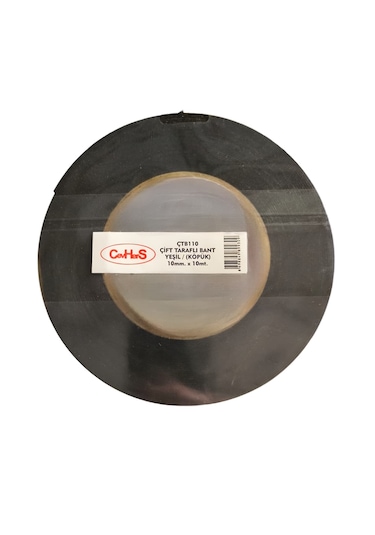 Cevhers Çift Taraflı Bant 10mm 10mt Yeşil