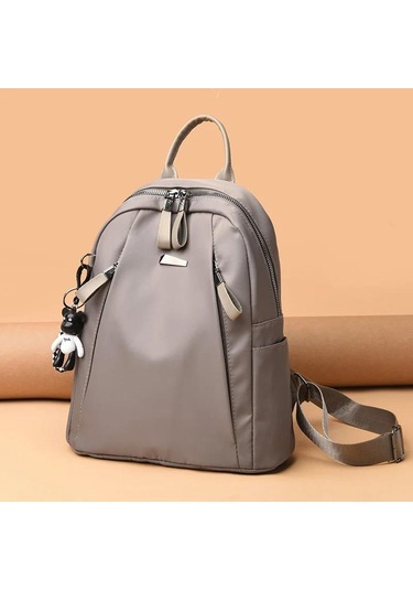 2023 Yeni Büyük Kapasiteli Basit Stil Rahat Mochila Seyahat Kadın Hırsızlığa Karşı Sırt Çantası Su Geçirmez Kumaş Büyük Kadın Omuz Çantası Red Kırmızı