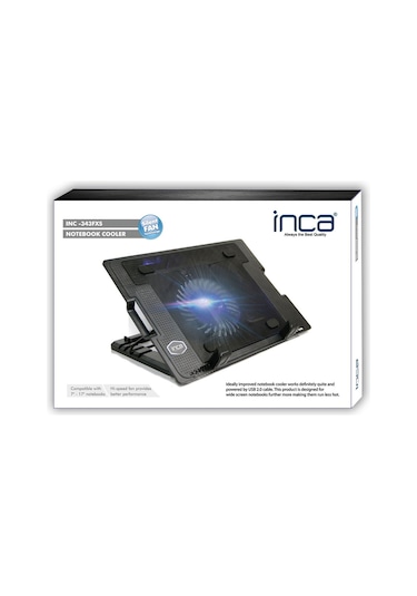 Inca INC-343FXS Tek Fanlı 7" - 17" Notebook Soğutucu