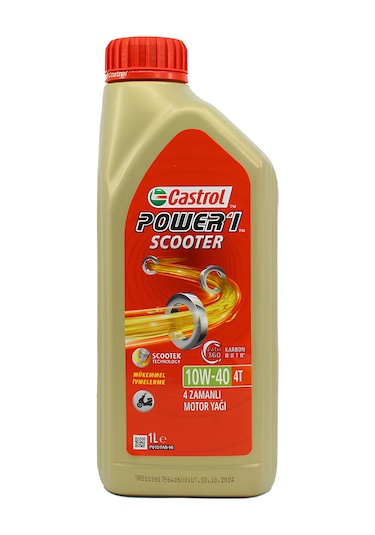 Castrol Scooter 10W40 4t 1 L 4 Zamanlı Motosiklet Yağı