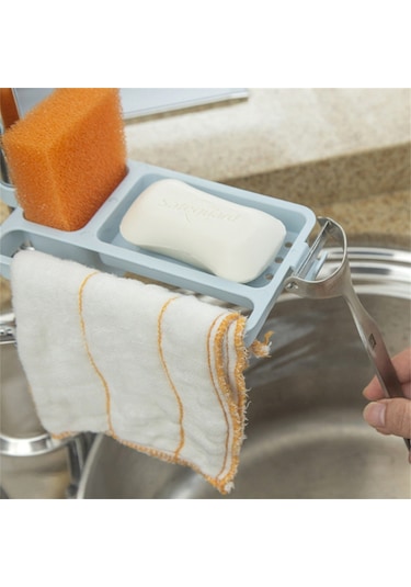 Büro Ev Ofis Banyo Mutfak Düzeni İçin Sabitlenir Havlu Askılı Sünger Sabun Aparatı Diğer