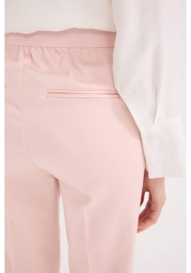 DeFacto Sigaret Saten Kumaş Pantolon Normal Bel Düz Paça J8743AZ25SMPN638