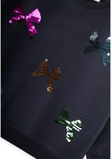 Pullu Sweatshirt 2-10 Yaş Antrasit Antrasit