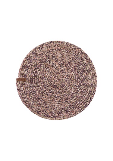 Koza Home Cesta El Yapımı Örgü Mor Supla 37x37 4021 Mor