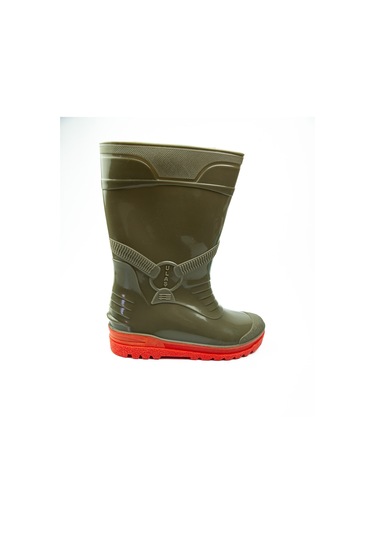 Babalı 2026 Doğan Haki Kısa Kadın İş Çizmesi 28 Cm Siyah