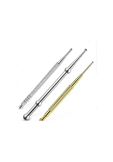 Masaj Aletleri 3 Parçalı Paslanmaz Çelik Akupunktur Noktası Seti B Diğer