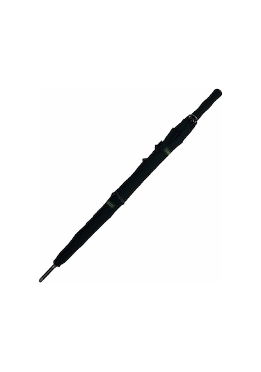 Marlux April A-250g Protokol Vale Çift Katmanlı Şemsiye 130 CM Siyah - Siyah