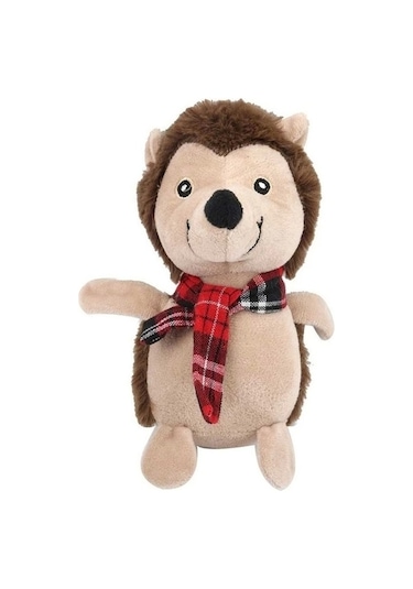 Mixpet Sevimli Noel Figürlü Sesli Atkılı Ayıcık Peluş Oyuncak 16 CM