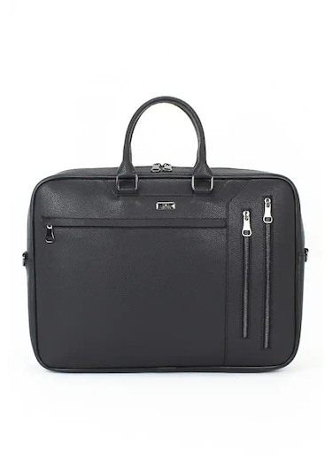 Case Club 17.3 İnç Omuz Askılı Unisex Laptop Evrak Çantası Taba