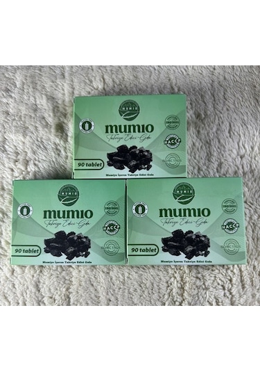 Mumio İçeren Takviye Edici Gıda 3 x 90 Tablet﻿﻿