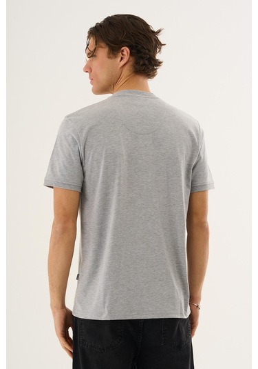 Alexander Gardi V Yaka Basic T-shirt Gri