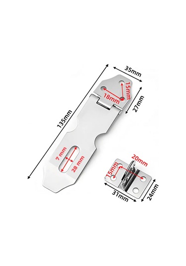 A Seller 135x35 Mm Asma Kilit İçin Kapı Menteşesi 428966815