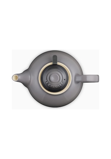 Le Creuset Paslanmaz Çelik Süzgeçli Seramik Çaydanlık, 1.3l Gri