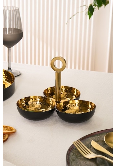 Karaca Arven 3'lü Dekoratif Çerezlik 10x15 cm