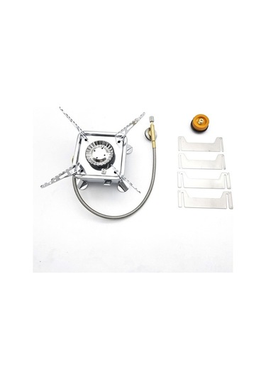 Tongxida Mini Kasa Kamp Ocağı, Bölümlü, Çay Pişirme, Taşınabilir, Gümüş Renk - Dış Kullanım, Isıtma Aleti Çok Renkli