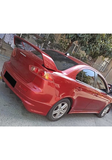 Mitsubishi Lancer Evo Arka Ek Plastik Siyah Difüzör Arka-bodykit-ek-karlık
