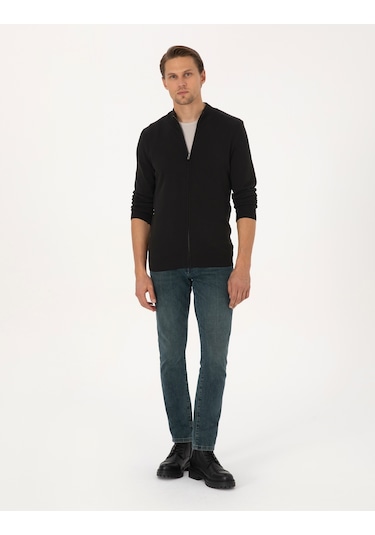 Pierre Cardin Erkek Siyah Hırka Triko 50317409-vr046 Siyah