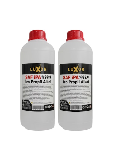 Luxor Kimya Saf İpa %99 İzopropil Alkol 2 x 1 L
