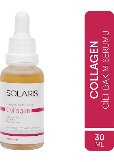 Solaris Kolajen Serum  30 ML (2% Collagen 05% Niacinamide ve Caffeine)
