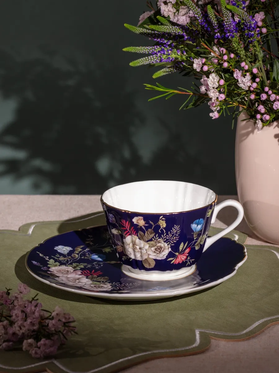 Lefard "belle Kobalt" Porselen 300 Ml Hediye Çay Takımı 349418247 Mavi