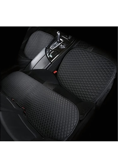 Fiat Linea Uyumlu Deri Kapitone Koltuk Minderi Koruma Kılıfı 3 Lü Set