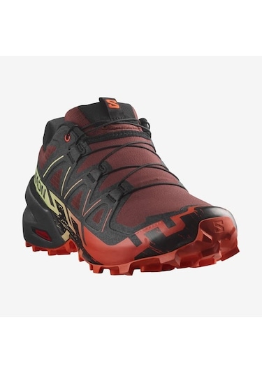 Salomon 475815 Speedcross 6 Rum Raisin/cherry Tomato/cognac Erkek Outdoor Ayakkabı Bordo